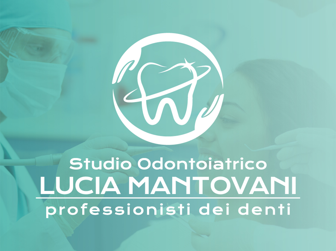 Progettp per logo e corporatre identity Studio Odontoiatrico Lucia Mantovani.