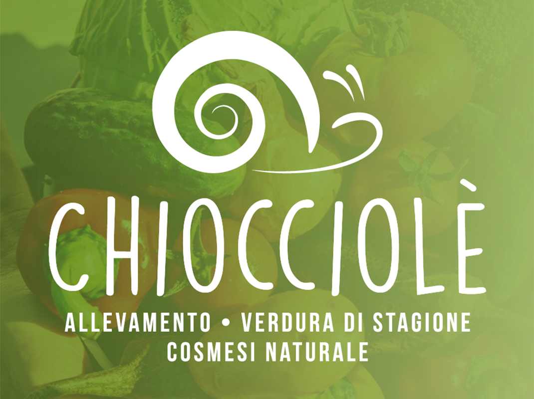 Completa gestione grafica fin dall'apertura di questa giovane sturtup di allevamento chiocciole, cosmesi naturale e verdura fresca di stagione. Chiocciolè