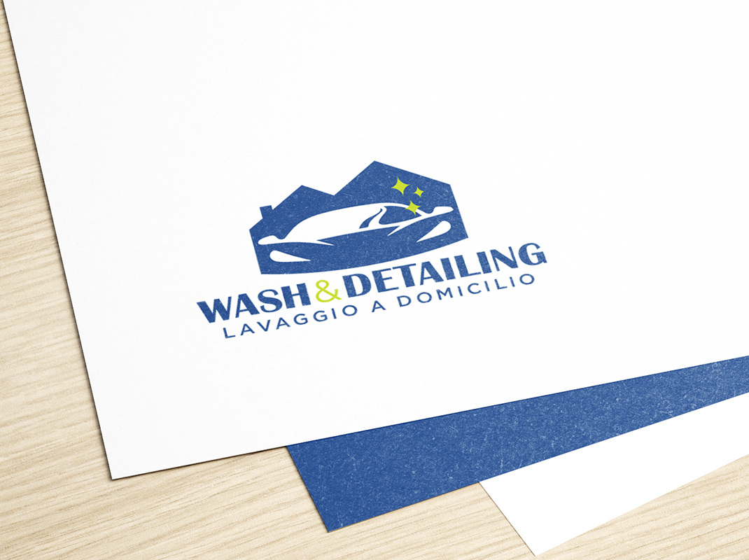 Ideazione carta intestata Wash & Detailing carta usomano.