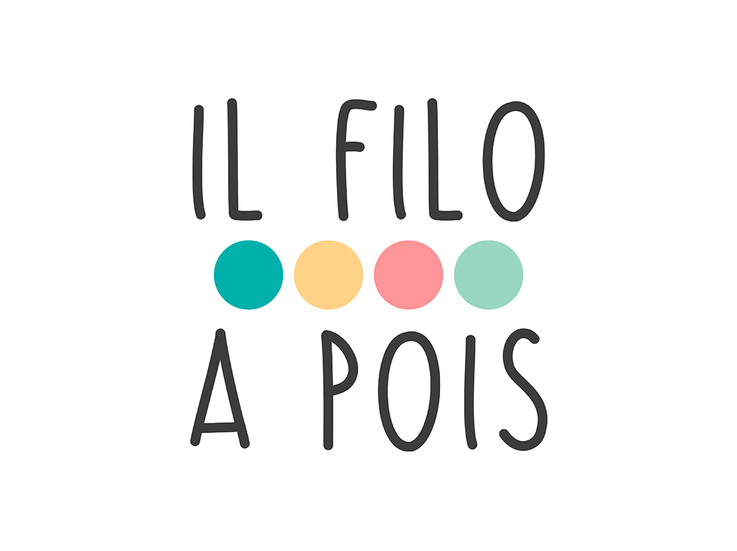 Progettazione logo per Il Filo a Pois manofatti e bricolage.