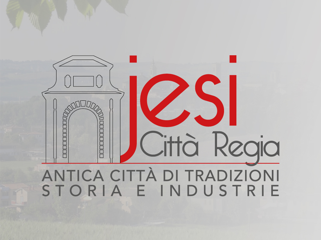 Produzione logo e simulazioni utilizzo per partecipazione al bando Jesi Città Regia.