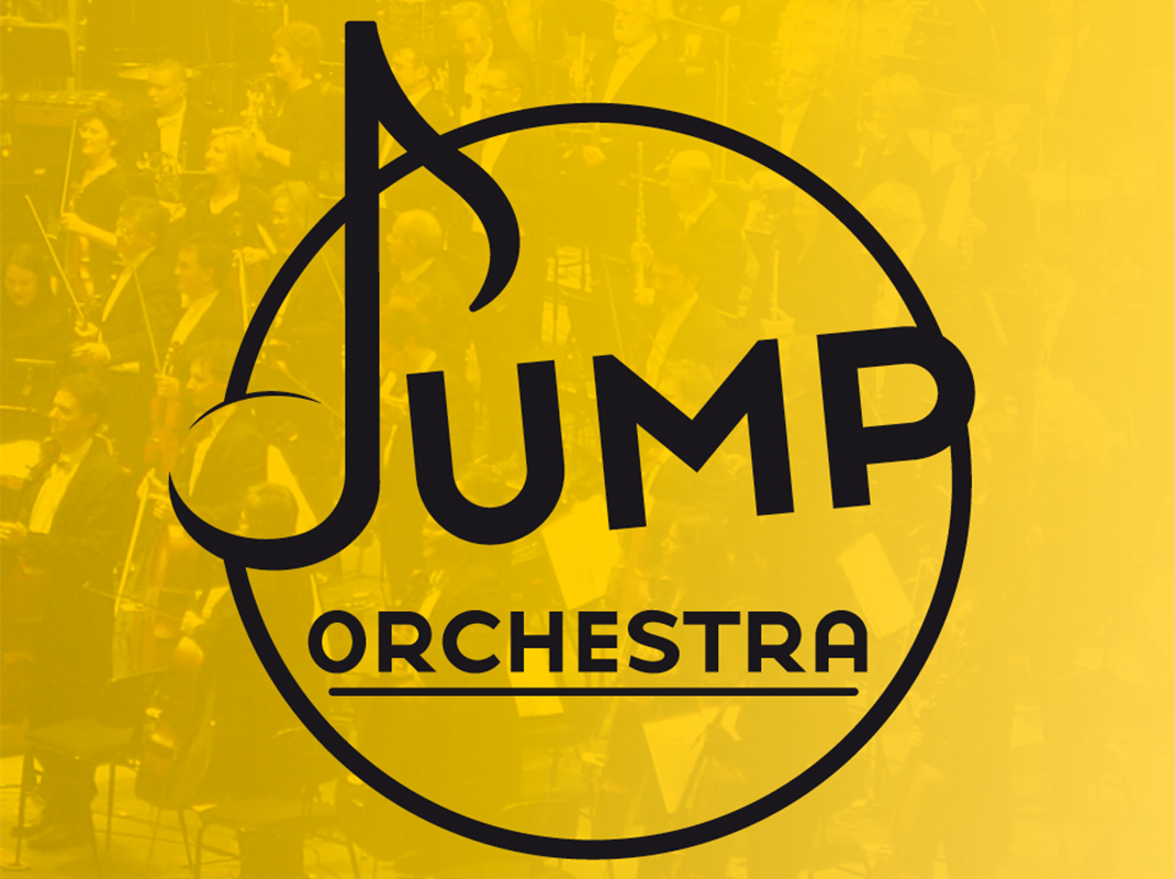 Logo, immagine coordinata e advertising per Jump Orchestra, l'orchestra dei giovani.