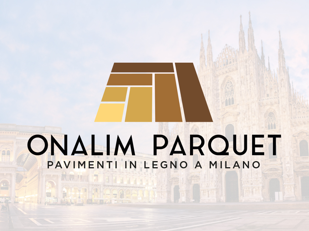 Creazione Logo Onalim Parquet, milano pavimenti in legno.